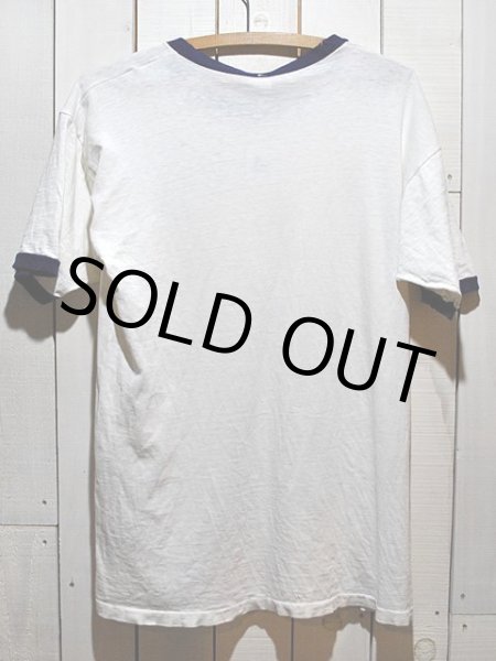 画像2: 1960s【Champion】YMCA染込みリンガーTシャツ プロダクツタグ (2)