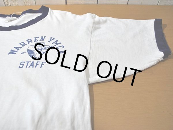 画像6: 1960s【Champion】YMCA染込みリンガーTシャツ プロダクツタグ (6)