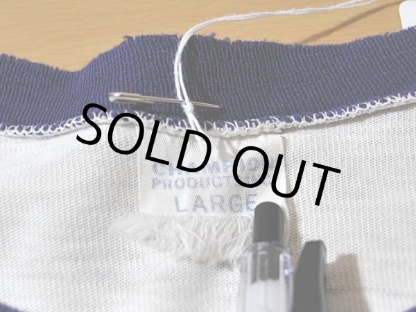 画像3: 1960s【Champion】YMCA染込みリンガーTシャツ プロダクツタグ (3)