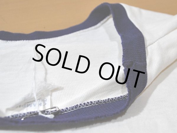 画像7: 1960s【Champion】YMCA染込みリンガーTシャツ プロダクツタグ (7)