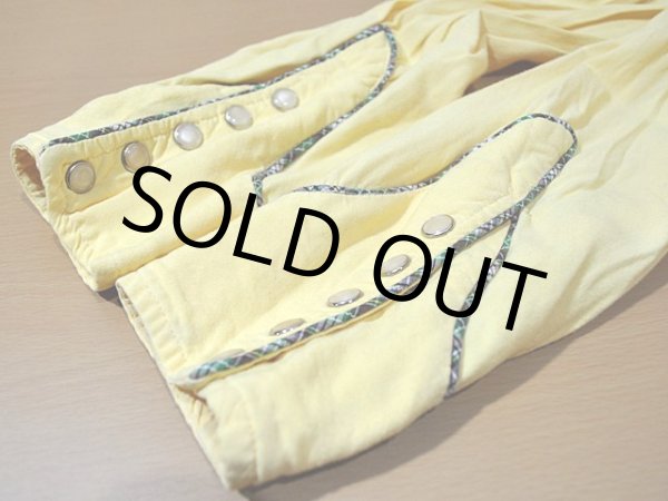 画像5: 1950s〜【HbarC】刺繍レーヨンウエスタンシャツ (5)