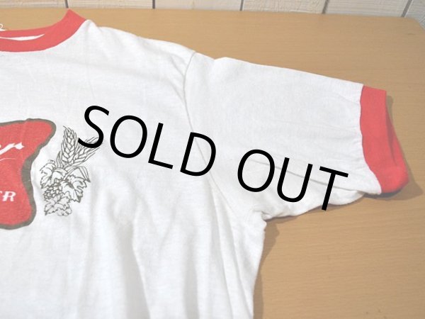 画像6: 1980s MillerBeerリンガーTシャツ (6)