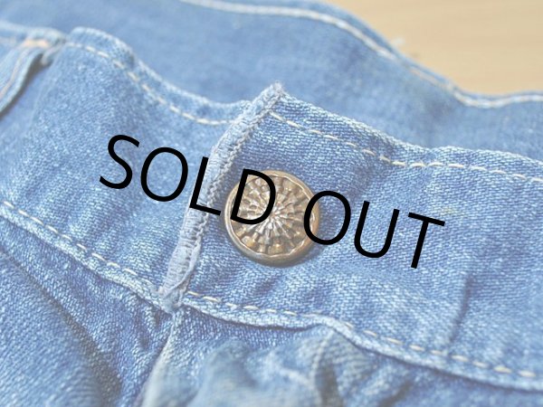 画像3: 1950sデニムワークパンツ w33 (3)