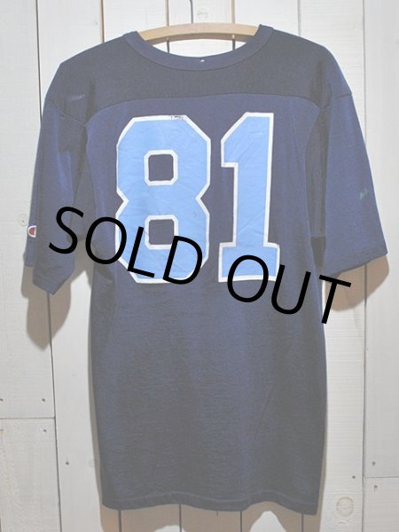 画像2: 1980s【Champion】ナンバリングフットボールTシャツ (2)