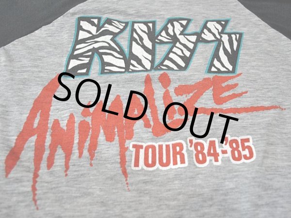 画像6: 1980s KISSアニマライズ ’84-’85ツアーTシャツ (6)