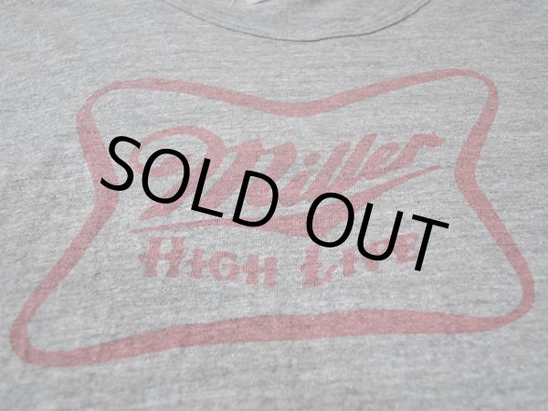 画像5: 1960s Miller HIGH LIFE染込みプリントTシャツ (5)