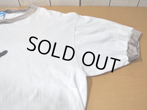 画像6: 1980sミッキーリンガーTシャツ　ブリーチ (6)