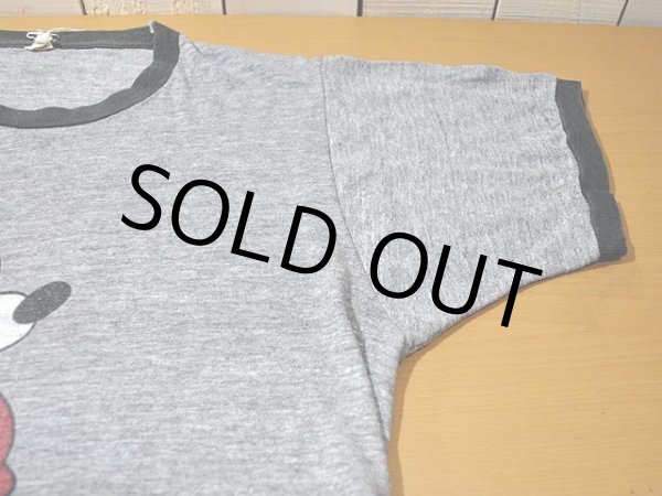 画像6: 1980sミッキー杢リンガーTシャツ (6)