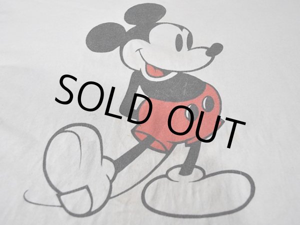 画像5: 1980sミッキーリンガーTシャツ　ブリーチ (5)