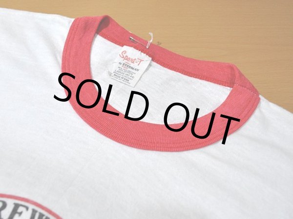 画像4: 1980s【ST.PAULI GIRL】BeerメーカーリンガーTシャツ (4)