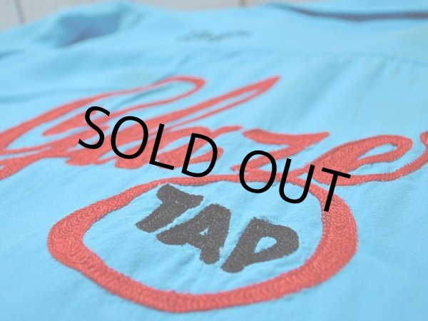 画像6: 1960s【KingLouie】チェーンステッチ刺繍レーヨンボーリングシャツ (6)