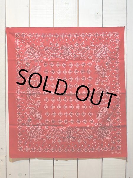 画像2: 1950s〜【ELEPHANT BRAND】FAST COLORバンダナ　百合の紋章柄 (2)