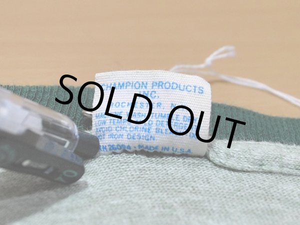 画像4:  1970s【Champion】カレッジ杢リンガーTシャツ  (4)