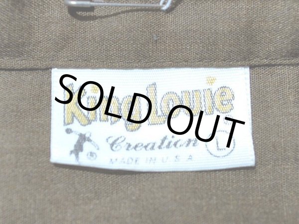 画像3: 1970s【KingLouie】チェーンステッチ刺繍ボーリングシャツ　MICHELIN (3)