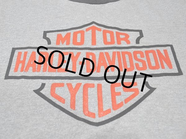 画像4: 1980s【HARLEY DAVIDSON】杢リンガーTシャツ (4)