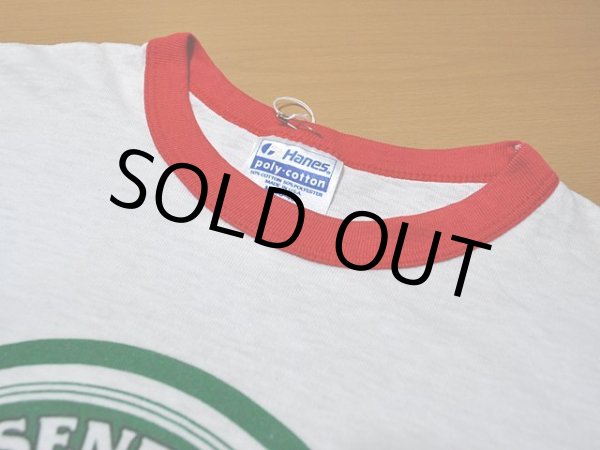 画像4: 1980s【Heineken】BeerメーカーリンガーTシャツ (4)