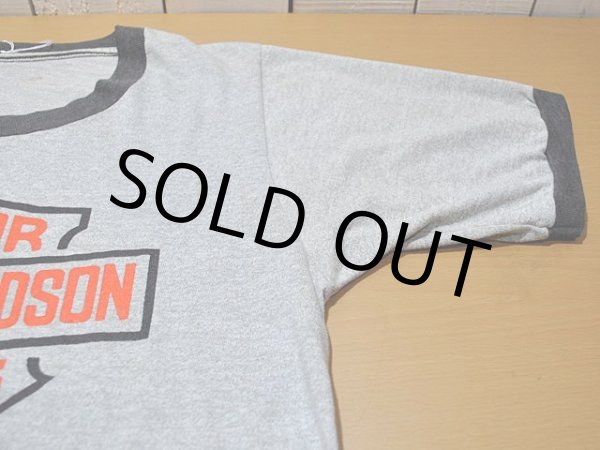 画像6: 1980s【HARLEY DAVIDSON】杢リンガーTシャツ (6)