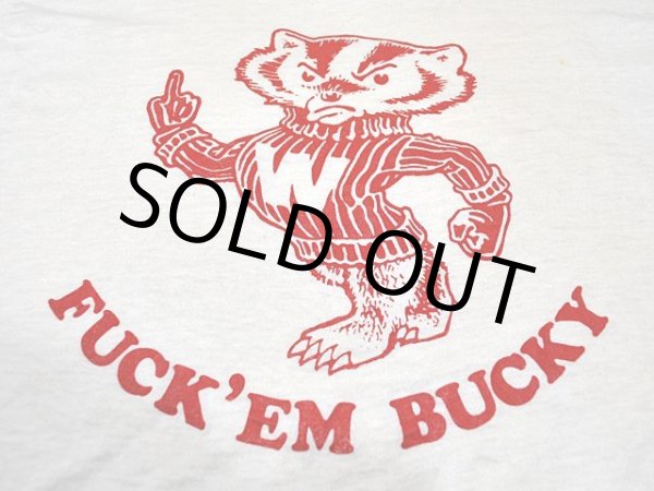 画像5: 1980sグレちゃったバッキーくんリンガーTシャツ (5)