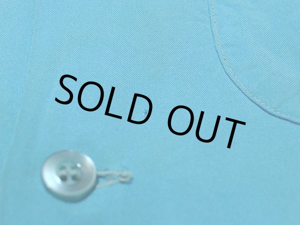 画像9: 1960sチェーンステッチ刺繍レーヨンボーリングシャツ (9)