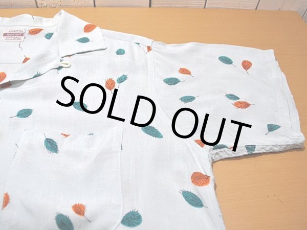 画像5: 1950s【PENNEY'S TOPFLIGHT】総柄レーヨンシャツ (5)