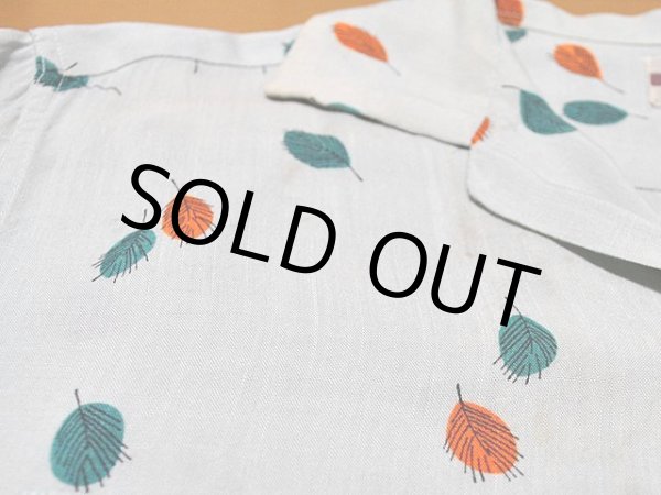 画像7: 1950s【PENNEY'S TOPFLIGHT】総柄レーヨンシャツ (7)