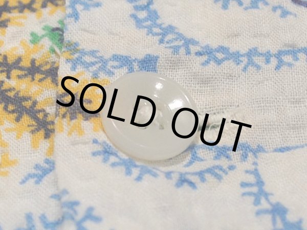 画像6: 1950s【ROYAL PALM】シアサッカーアロハシャツ (6)