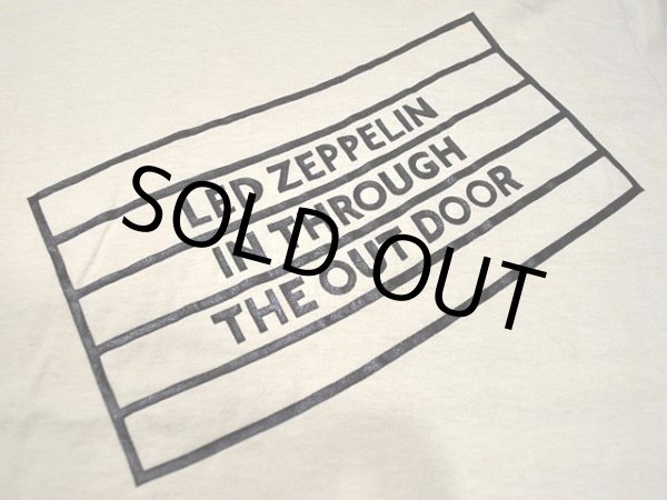 画像5: 1970s LED ZEPPELINバンドTシャツ In Through the Out Door (5)
