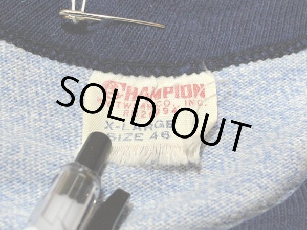 画像3: 1960s【Champion】ランタグ染込み杢リンガーTシャツ (3)