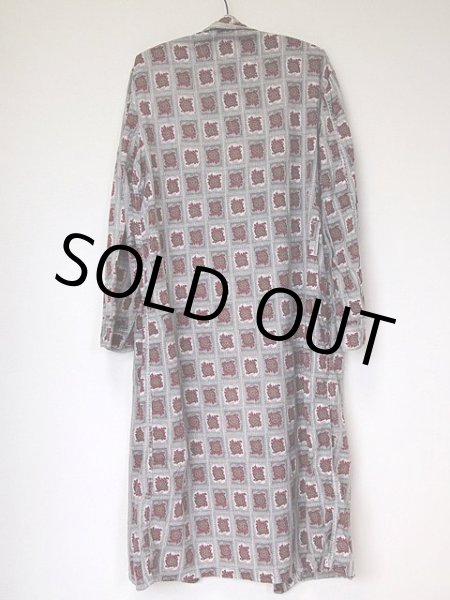 画像6: 1960s【E&W】総柄コットンガウン (6)