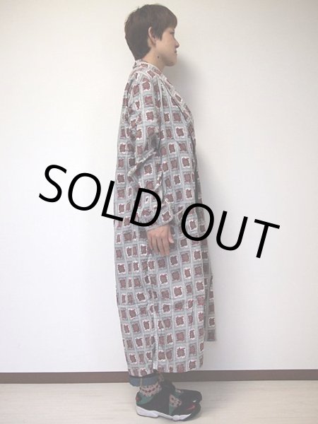 画像3: 1960s【E&W】総柄コットンガウン (3)