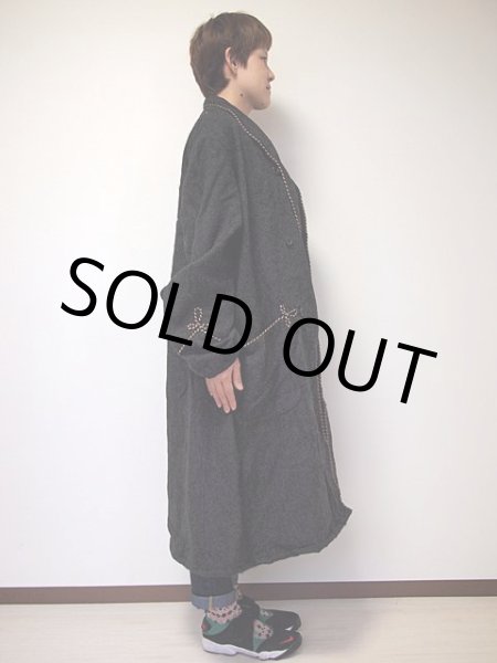 画像2: 1960s〜ウールガウンコート (2)