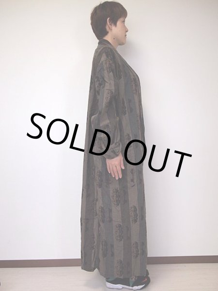 画像2: 1960s〜鍵総柄コットンガウン  (2)