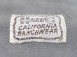 画像3: 〜1960s【HbarC】ツートン刺繍レーヨンウエスタンシャツ (3)
