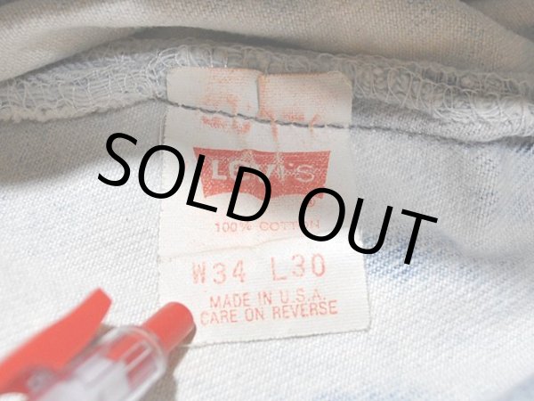 画像4: US製1990s【Levi's】501ブリーチ　w34 (4)