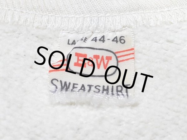 画像3: 1950s【E&W】前Vスウェット　カットオフ (3)