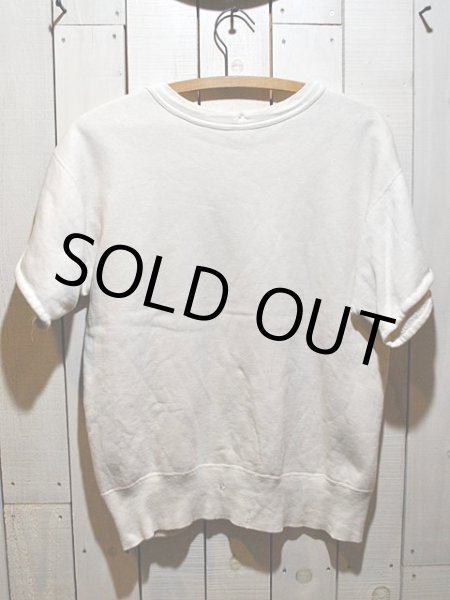 画像2: 1950s【E&W】前Vスウェット　カットオフ (2)