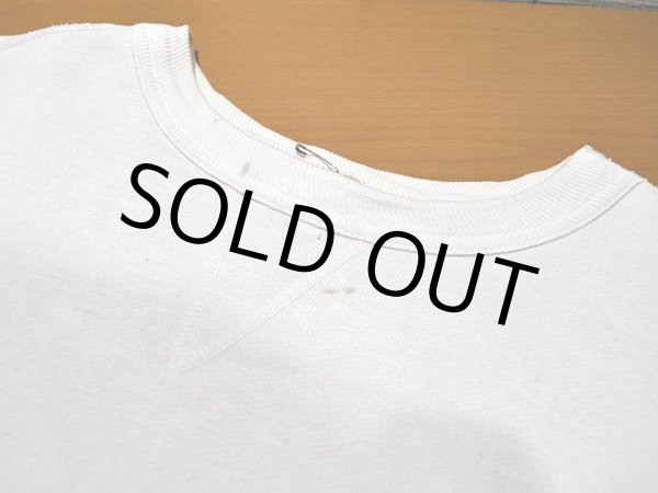 画像4: 1950s【E&W】前Vスウェット　カットオフ (4)