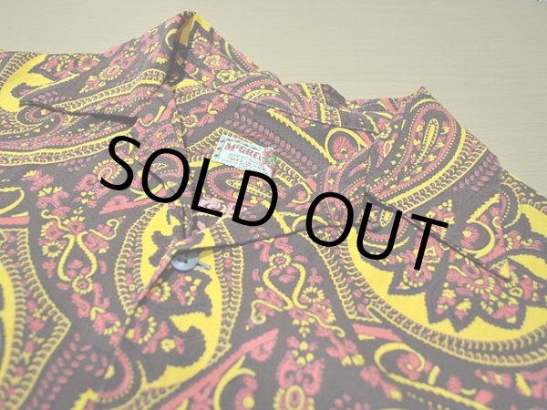 画像4: 1950s【McGREGOR】総柄レーヨンシャツ (4)