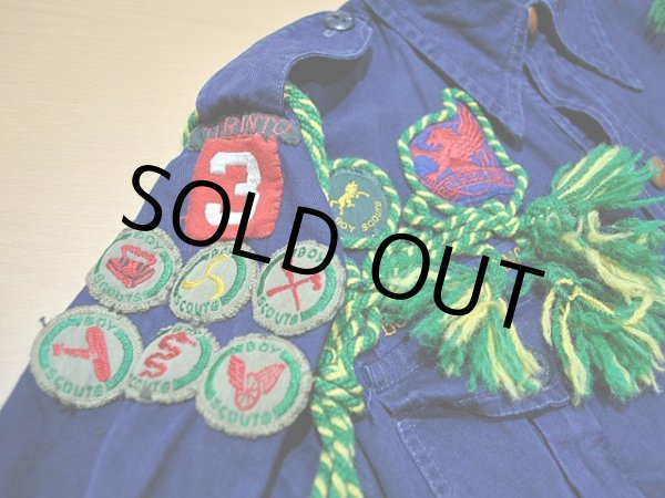 画像11: 1940s【BOY SCOUTS CANADA】プルオーバーシャツ　チェンジボタン (11)