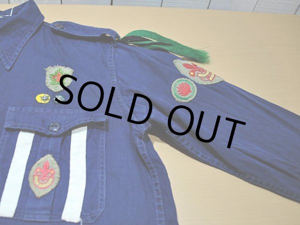 画像5: 1940s【BOY SCOUTS CANADA】プルオーバーシャツ　チェンジボタン (5)