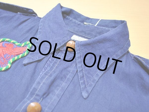 画像4: 1940s【BOY SCOUTS CANADA】プルオーバーシャツ　チェンジボタン (4)