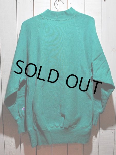 画像2:  1990s【Champion】リバースウィーブスウェット XL ポケ付ハイネック (2)