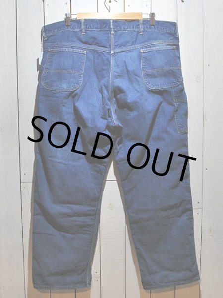 画像2: 1960s【Sears】裏地付きデニムペインターパンツ　w41 (2)