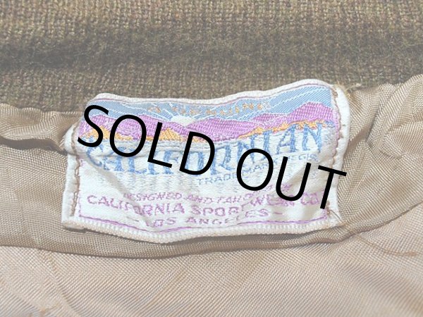 画像3: 1950s【CALIFORNIAN】ヌバックレザージャケット (3)