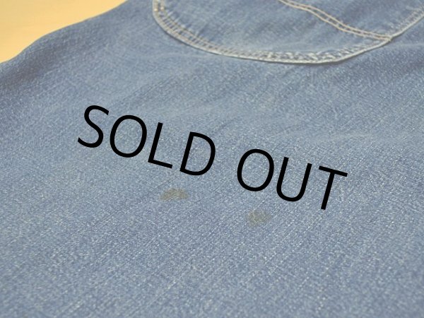 画像13: 1960s【Sears】裏地付きデニムペインターパンツ　w41 (13)