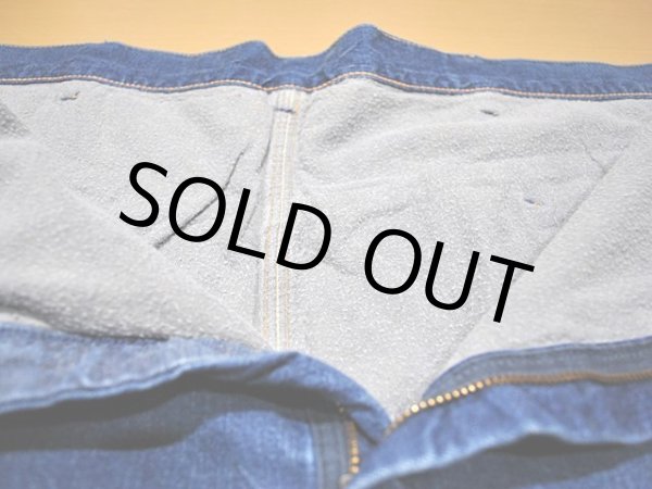 画像6: 1960s【Sears】裏地付きデニムペインターパンツ　w41 (6)