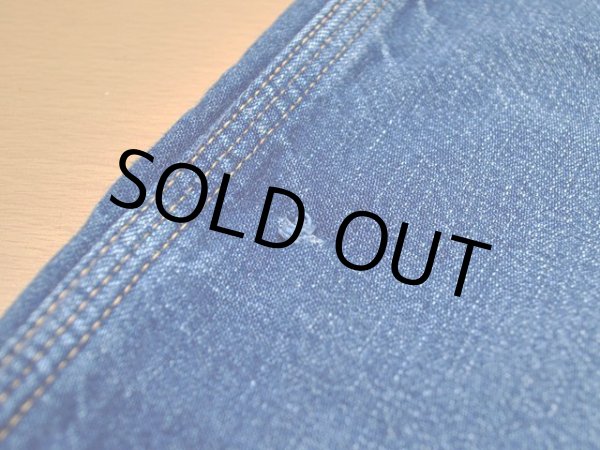 画像12: 1960s【Sears】裏地付きデニムペインターパンツ　w41 (12)