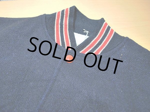 画像4: 1970s〜【HOLLOWAY】ブラックメルトンスタジャン (4)