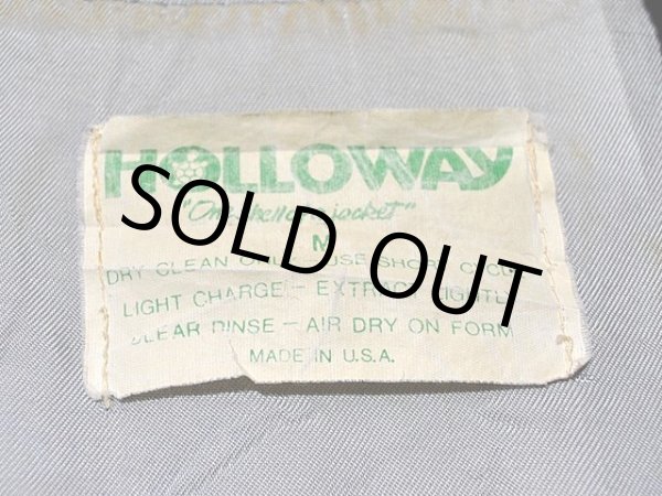 画像3: 1970s〜【HOLLOWAY】ブラックメルトンスタジャン (3)