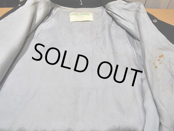 画像11: 1970s〜【HOLLOWAY】ブラックメルトンスタジャン (11)